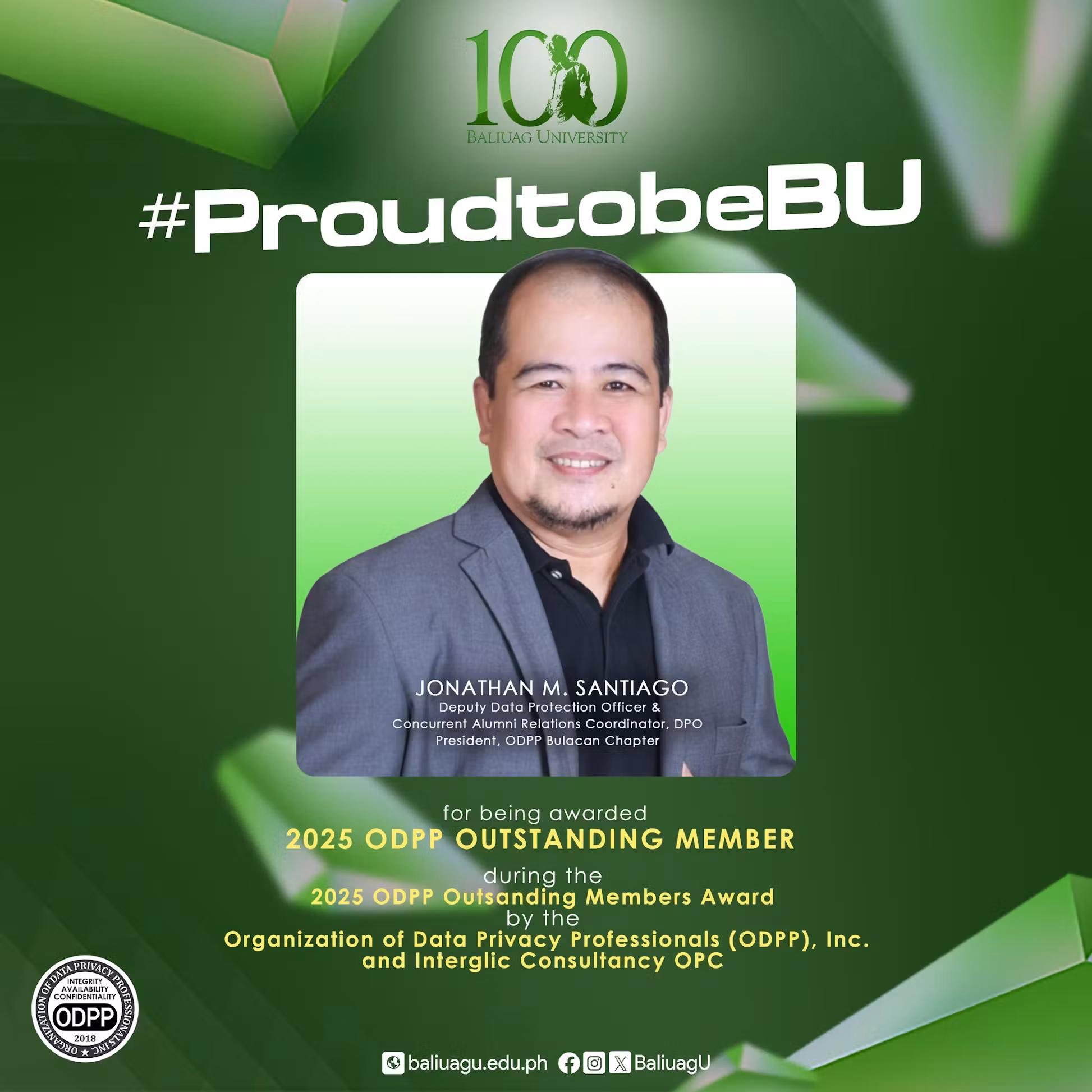 2025 ODPP Outstanding Member awardee